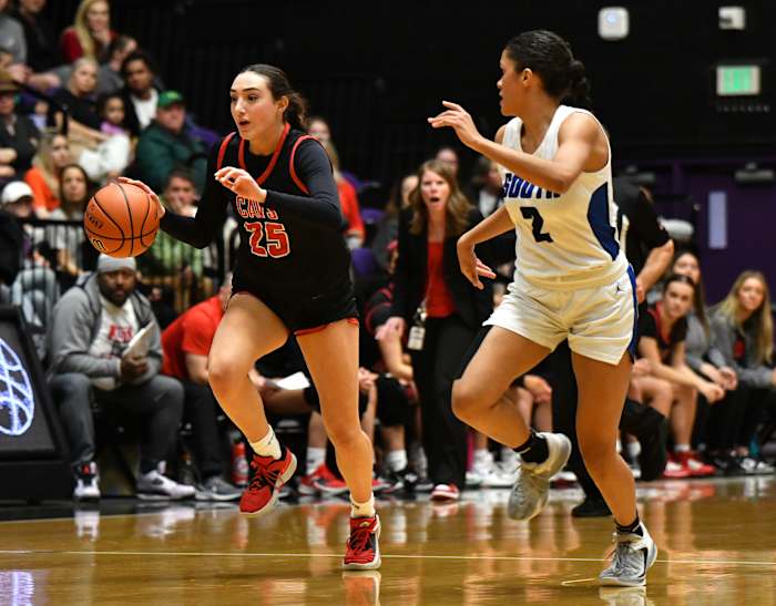 South Medford Clackamas 6A Oregon girls basketball final Taylor Balkom 44